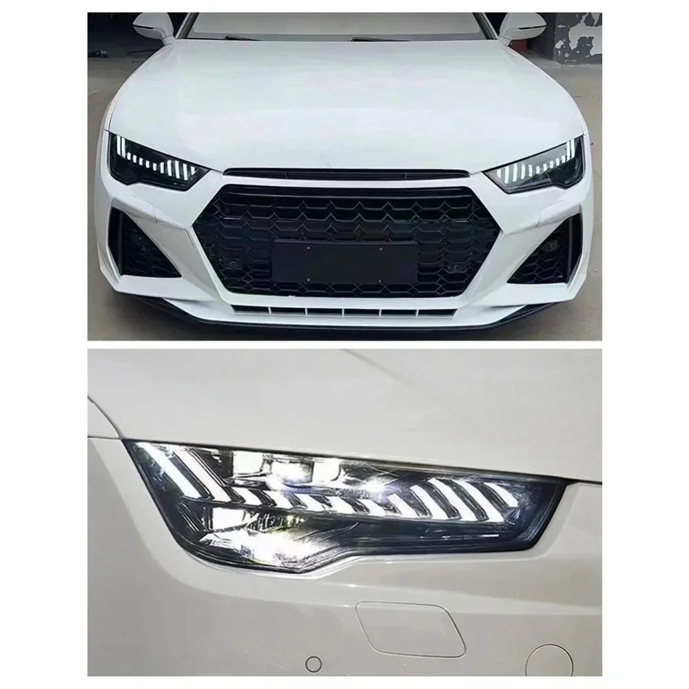 LED Headlight for A7 2011-2018 Modified RS7 Head Front Light  Lens Lamp Car Accessories